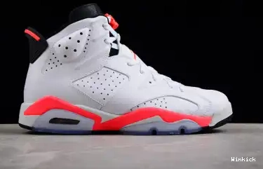 6 White Infrared Jordan Retro 384664-123 0429
